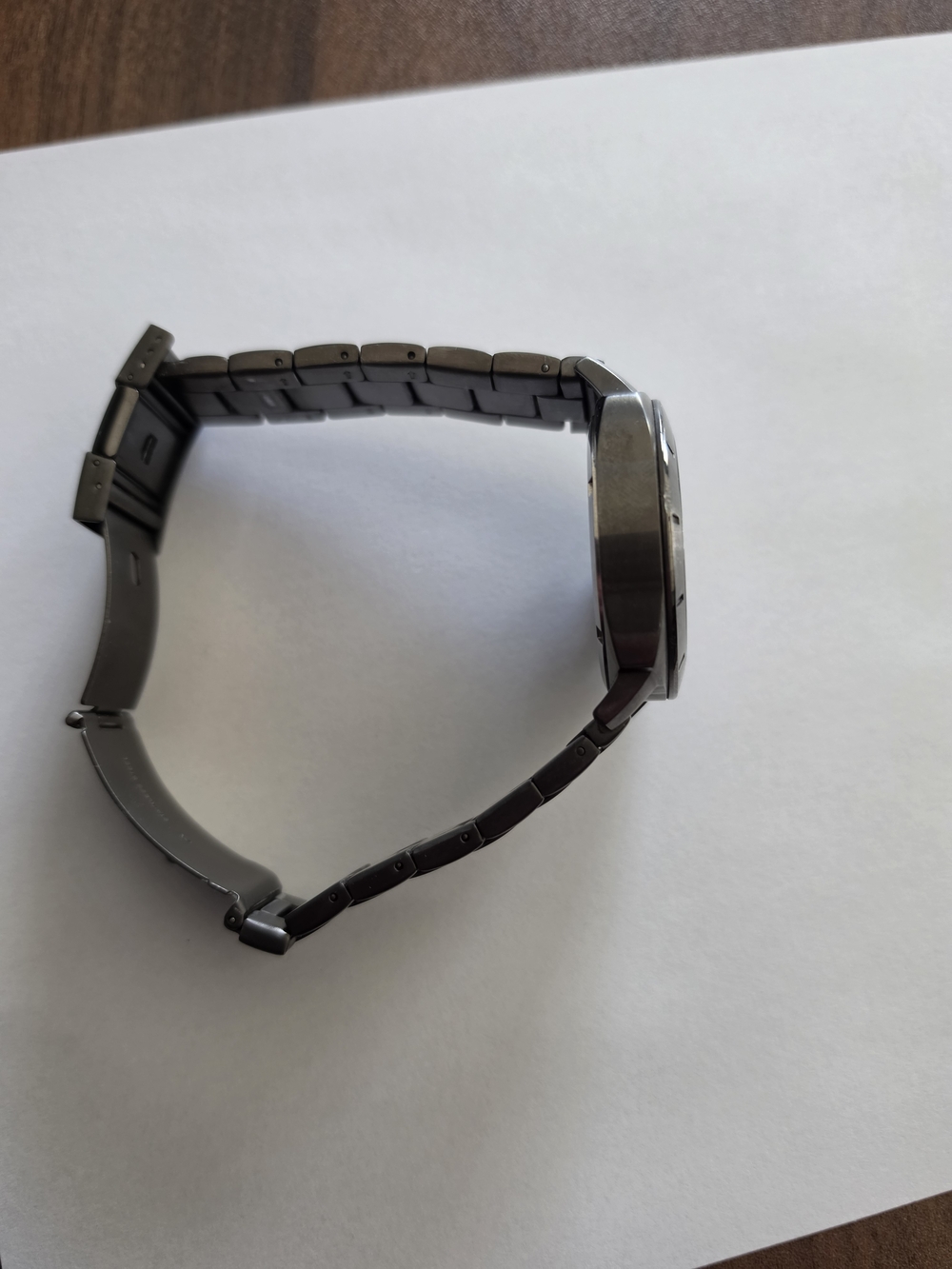 Fossil Gunmetal Watch with Blue Accents - Picture 3 of 4